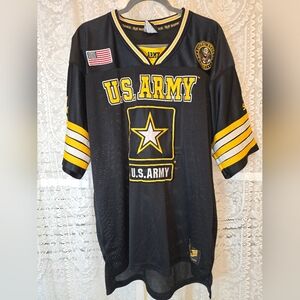 US Army Black Football Jersey Men's Large Rapid Dominance